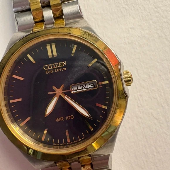 Citizen Eco-Drive Men's Two-Tone Stainless Steel Watch - Picture 2 of 6